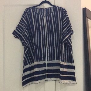 lovely GREEK blue and white kaftan